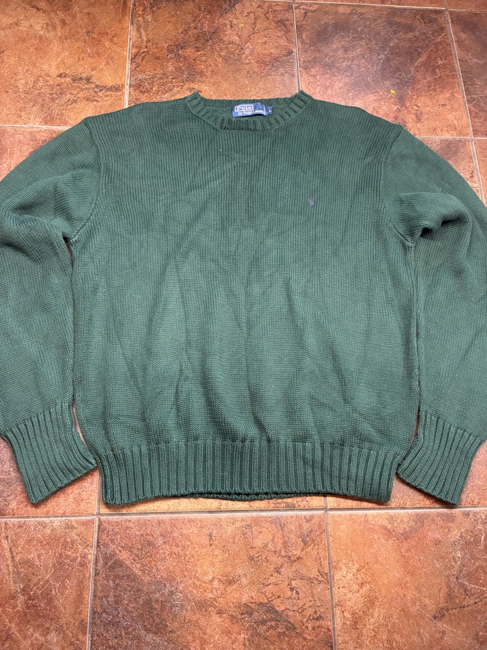 Polo by Ralph Lauren Forest Green Crewneck Sweater